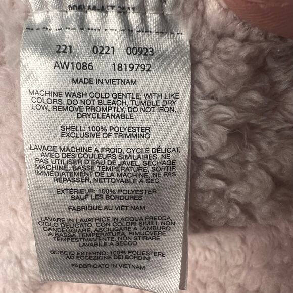 Columbia Fire Side Sherpa Full Zip Pink Fleece Jacket Women's XXL Fuzzy Soft - Picture 10 of 10